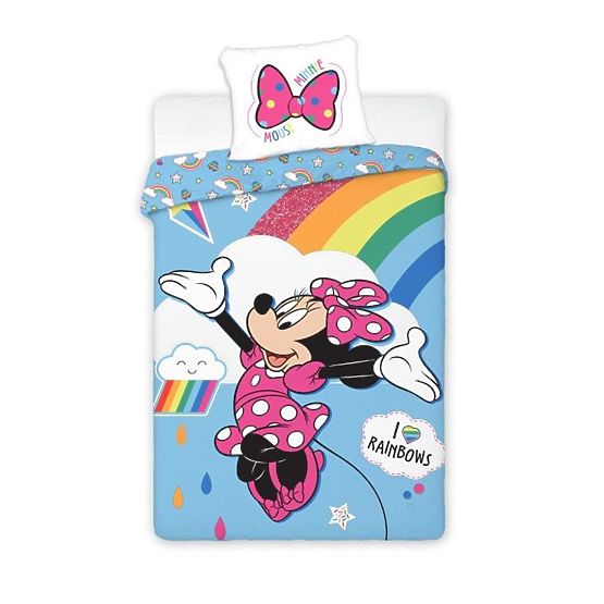 Dziecięce pościel Minnie Mouse Rainbow