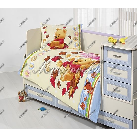 Dziecięce pościel WINNIE POOH - jesień