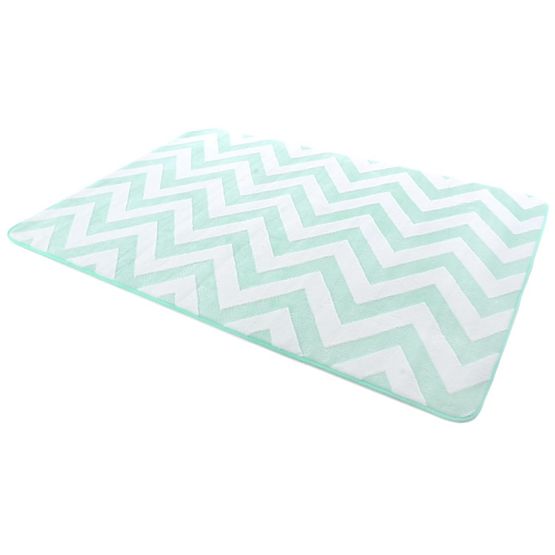 Dziecięcy dywan 3D ZIG ZAG MINT & WHITE