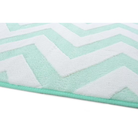 Dziecięcy dywan 3D ZIG ZAG MINT & WHITE