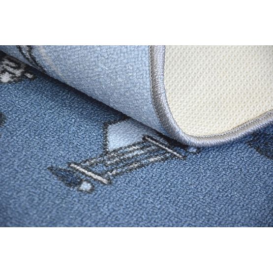 Dziecięcy dywan antypoślizgowy Street niebieski