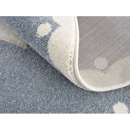 Dziecięcy dywan Crown - niebiesko-biały