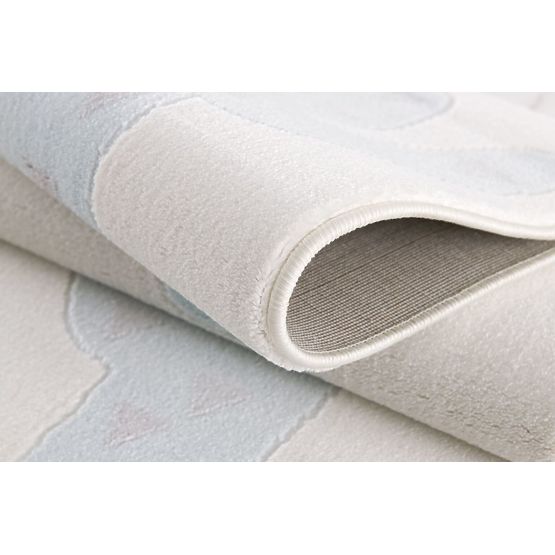 Dziecięcy dywan Kaktus - kremowo-niebieski