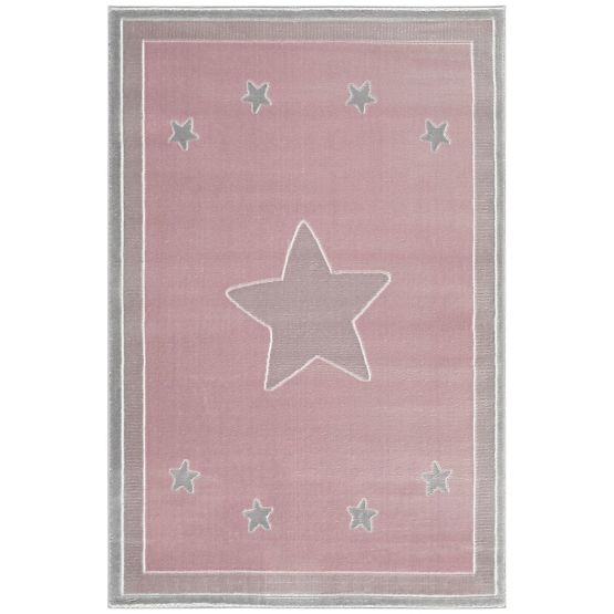 Dziecięcy dywan Princess Star- różowy