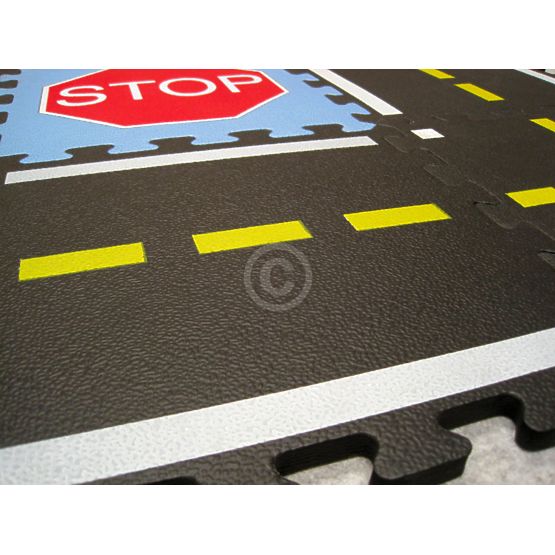 Dziecięcy dywan puzzle śledzić