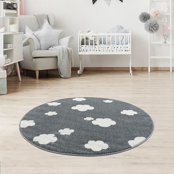 Dziecięcy dywan Sky Cloud - siwy
