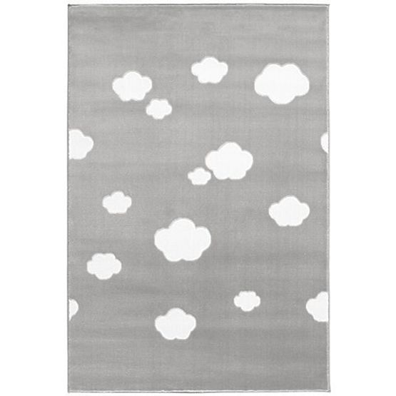 Dziecięcy dywan Sky Cloud - srebrny