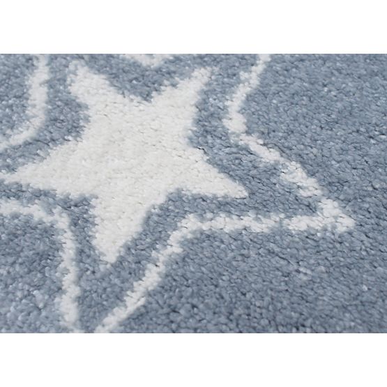 Dziecięcy dywan STARLIGHT niebieski/biały 