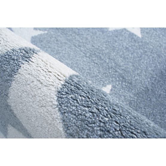 Dziecięcy dywan STARLIGHT niebieski/biały 