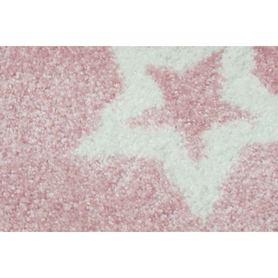 Dziecięcy dywan STARLIGHT różowy/biały