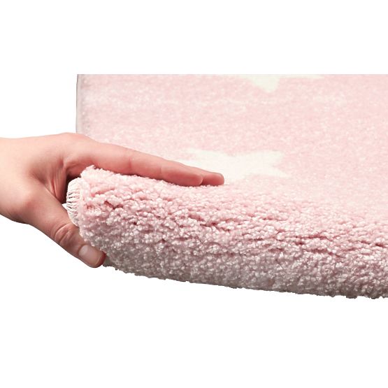 Dziecięcy dywan STARLIGHT różowy/biały