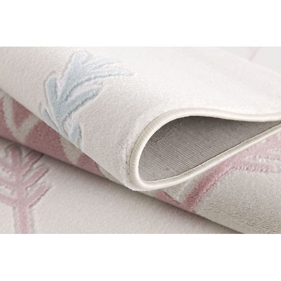 Dziecięcy dywan Tipi - kremowo-różowy