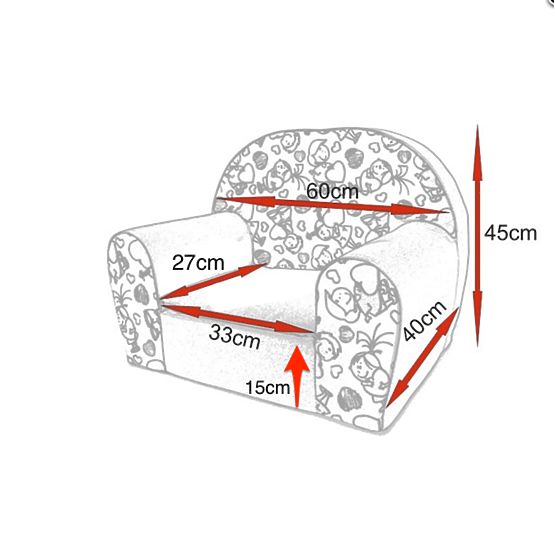 Dziecięcy fotelik Motyle