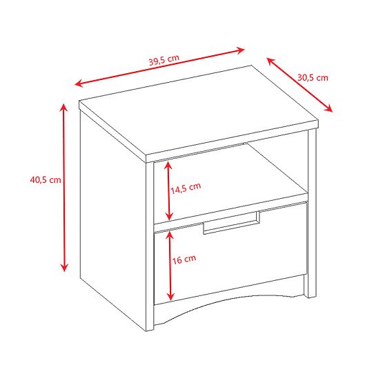 Dziecięcy noc krzesełko Classic - biały