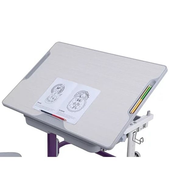 Dziecięcy pisanie stół + krzesło Cubby Lupin - fioletowy