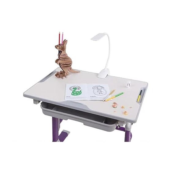 Dziecięcy pisanie stół + krzesło Cubby Lupin - fioletowy