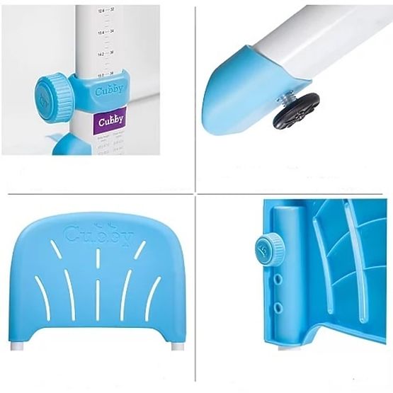 Dziecięcy pisanie stół + krzesło Cubby Lupin - niebieski