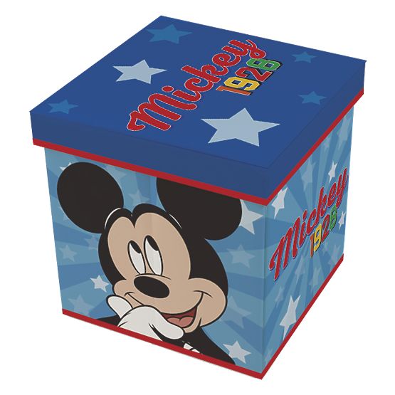 Dziecięcy puf z magazynowanie miejscem Mickey