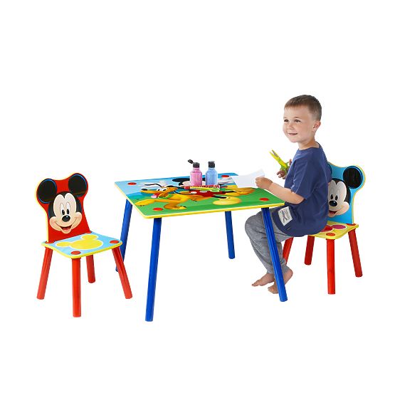 Dziecięcy stół z krzesła Mickey Mouse