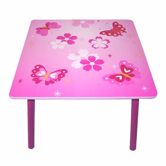 Dziecięcy stół z krzesła Motyle