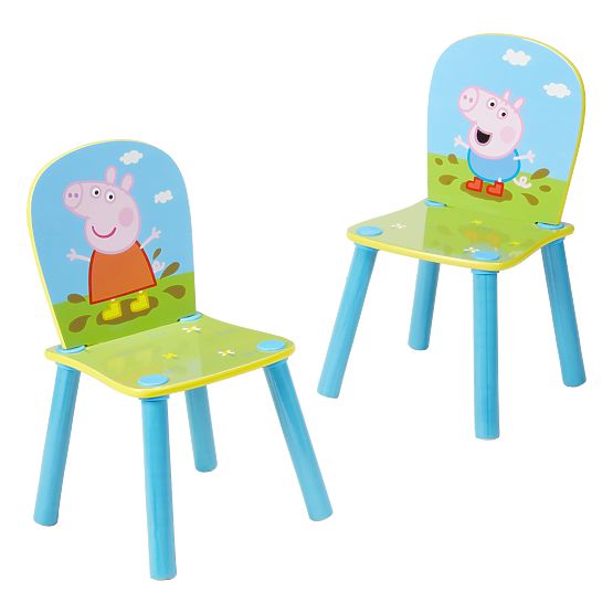 Dziecięcy stół z krzesłami Peppa Pig