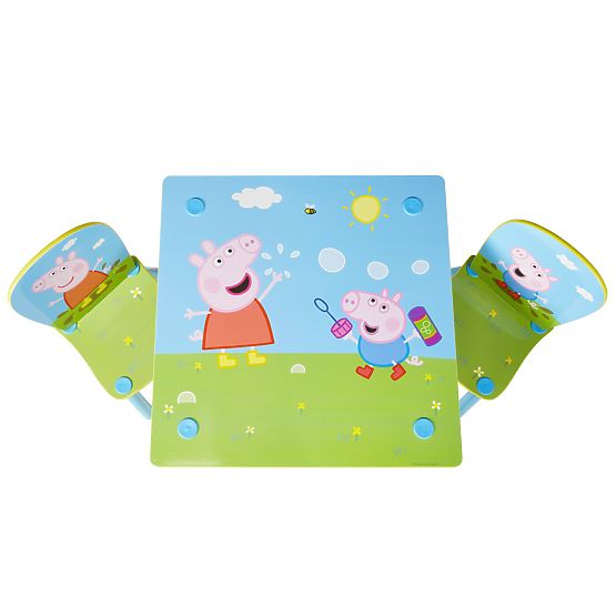 Dziecięcy stół z krzesłami Peppa Pig