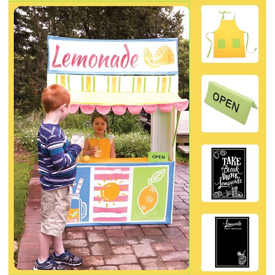 Dziecięcy w dom Stand z lemoniada