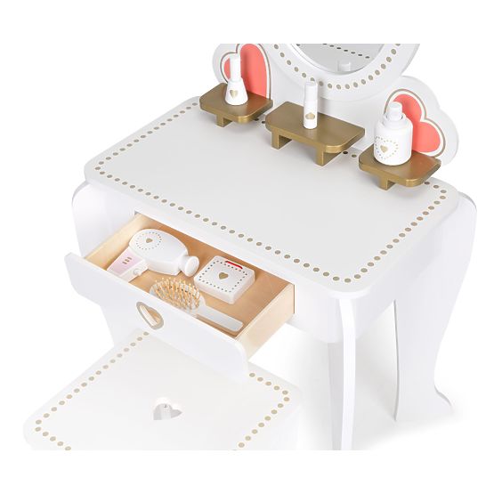 Dziewczęca toaletka z akcesoriami