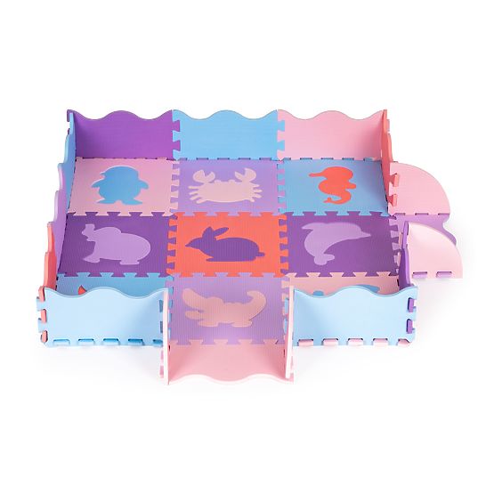 Edukacyjna mata piankowa dla dzieci - puzzle zwierzęta