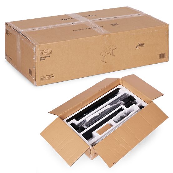 Elektryczne biurko regulowane 140x70 cm, regulacja wysokości 76-121 cm ModernHome