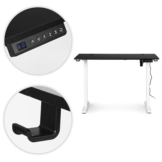 Elektryczne biurko z regulacją wysokości 120x60 cm, wysokość 72-117 cm ModernHome