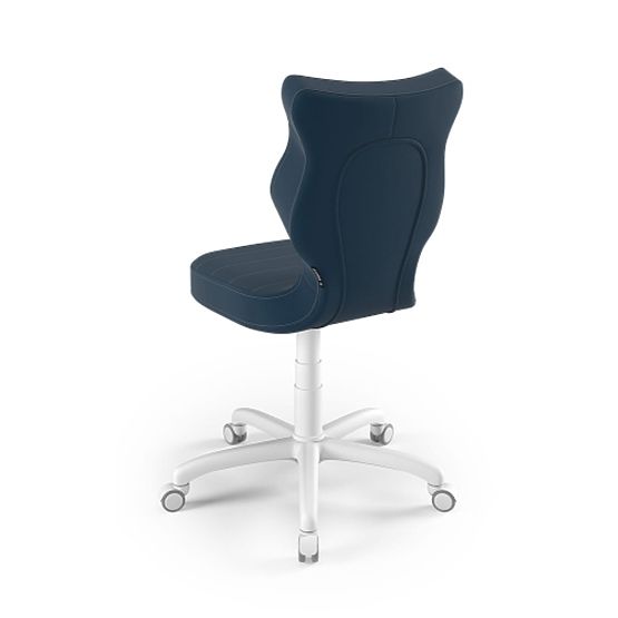 Ergonomiczne krzesło do biurka dostosowane do wzrostu 159-188 cm - granatowy