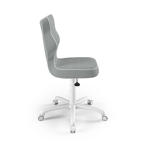 Ergonomiczne krzesło do biurka dostosowane do wzrostu 159-188 cm - szare