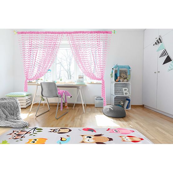 Firanka dla dzieci Baby Ball, pink