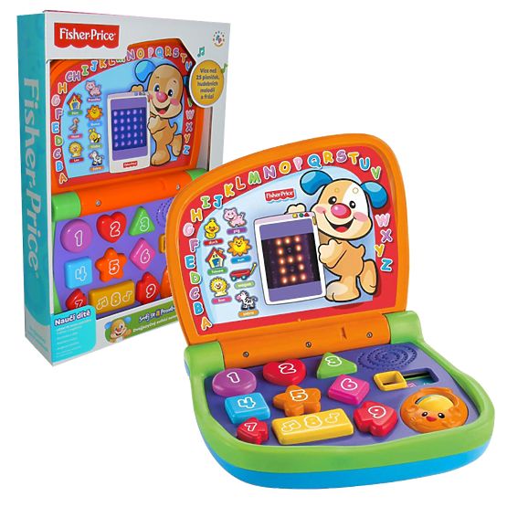 Fisher Price Dwujęzyczny świecący notebook