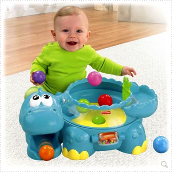 Fisher Price Go Baby Go - muzyczny dinozaur Dino