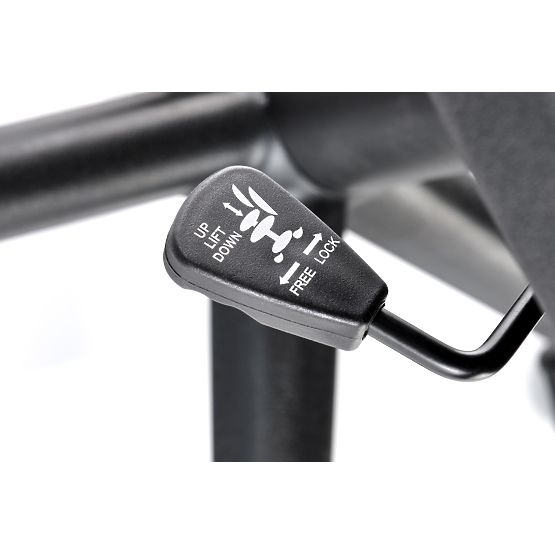 Fotel biurowy BERKEL - czarno-szary