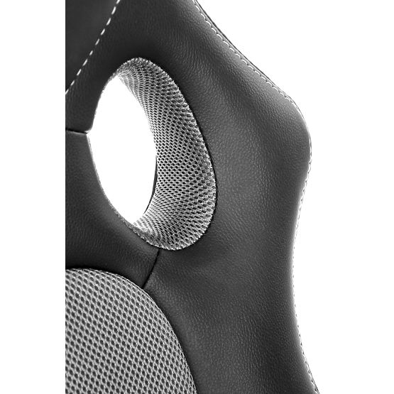 Fotel biurowy BERKEL - czarno-szary