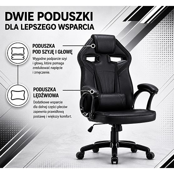 Fotel Drift DRIFT CZARNY