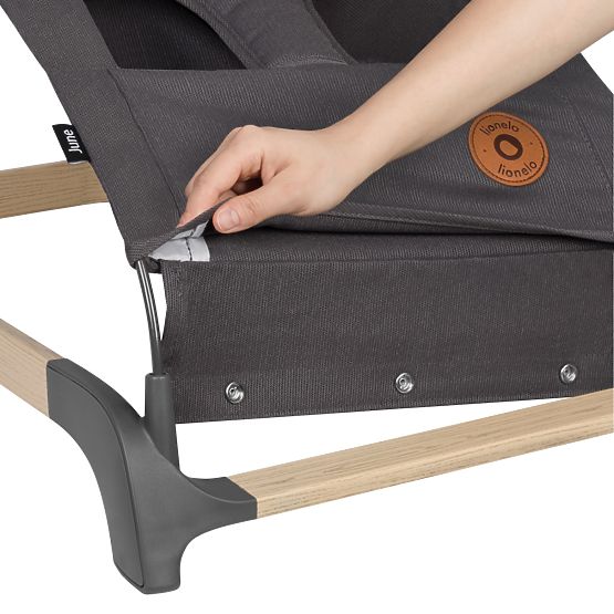 Fotelik bujany dla dziecka - szary