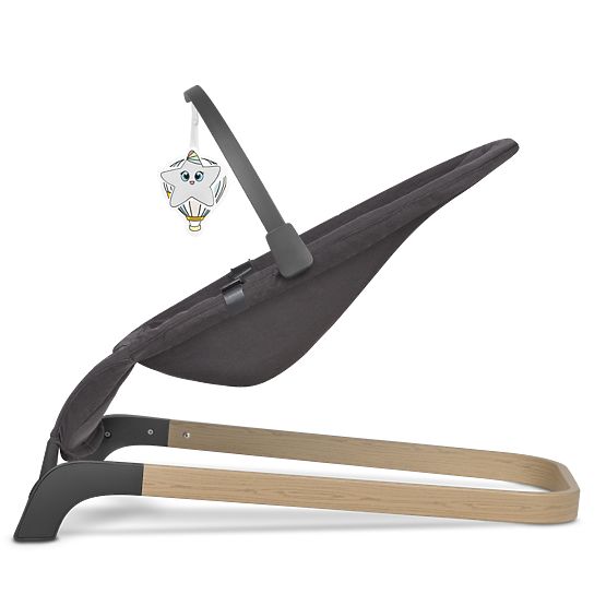 Fotelik bujany dla dziecka - szary