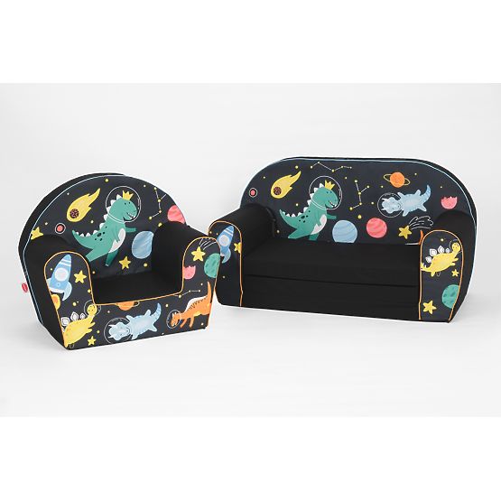Fotelik dziecięcy - Kosmiczne dinozaury