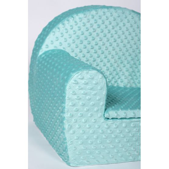 Dziecięcy fotelik Minky - miętowy