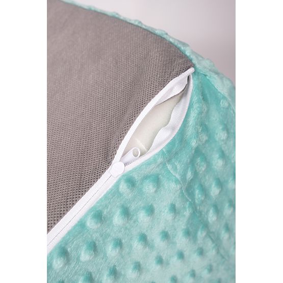 Dziecięcy fotelik Minky - miętowy