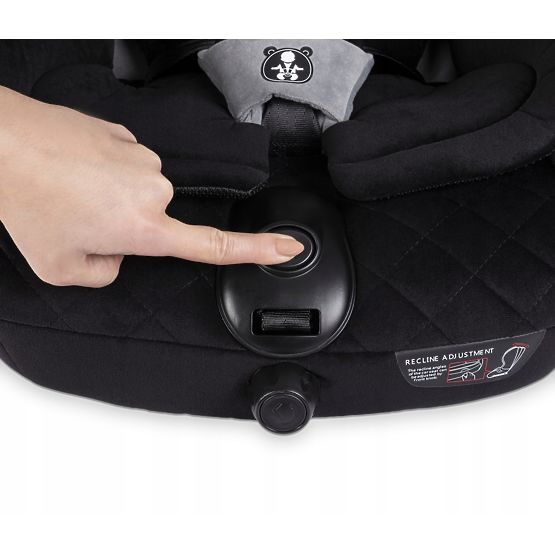 Fotelik samochodowy LIONELO Jasper - zamszowy