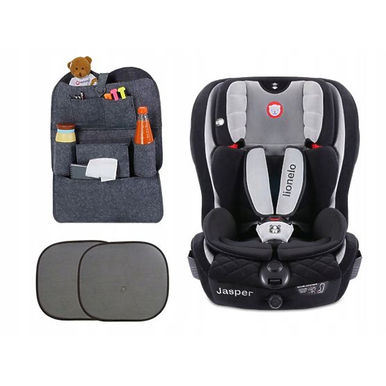 Fotelik samochodowy LIONELO Jasper - zamszowy