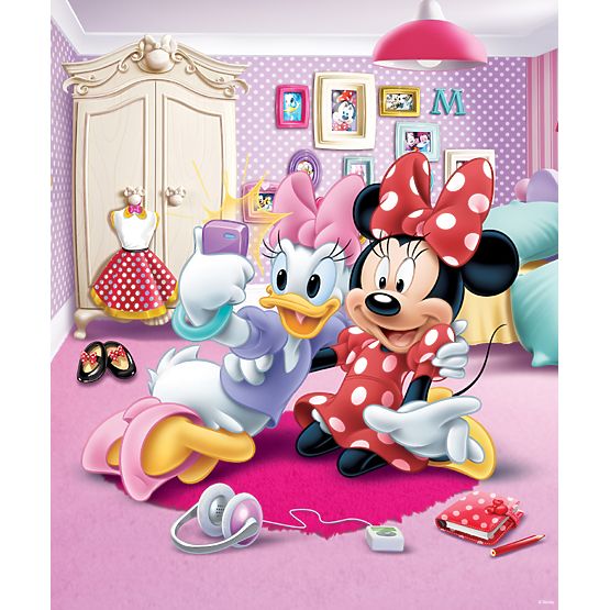 Fototapeta 8-częściowa - Minnie i Daisy