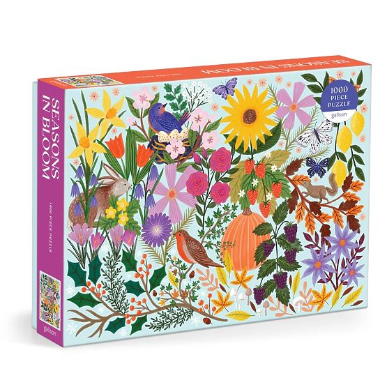 Galison Puzzle Cztery Pory Roku w Kwiatach 1000 elementów