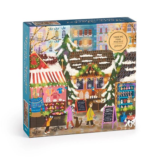 Galison Puzzle Foliowe Joy Laforme Jarmark Bożonarodzeniowy 1000 elementów