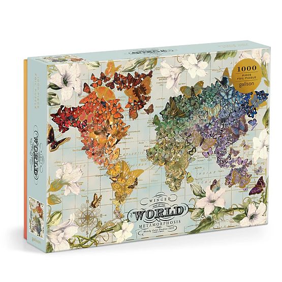 Galison Puzzle foliowe Wendy Gold Skrzydlata metamorfoza 1000 elementów